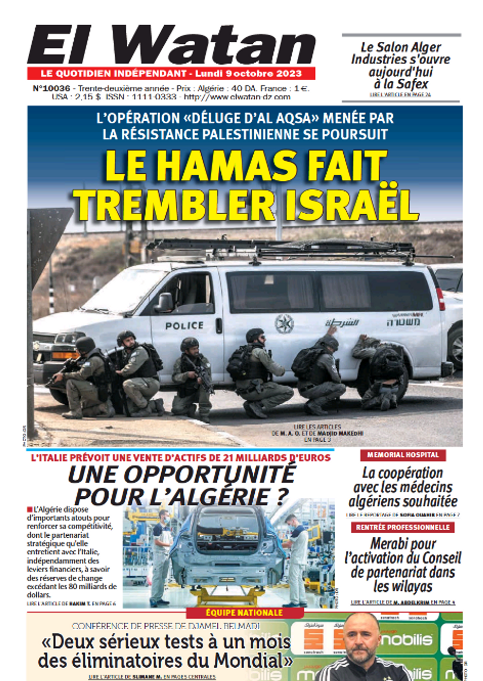 ALGERIA — El Watan