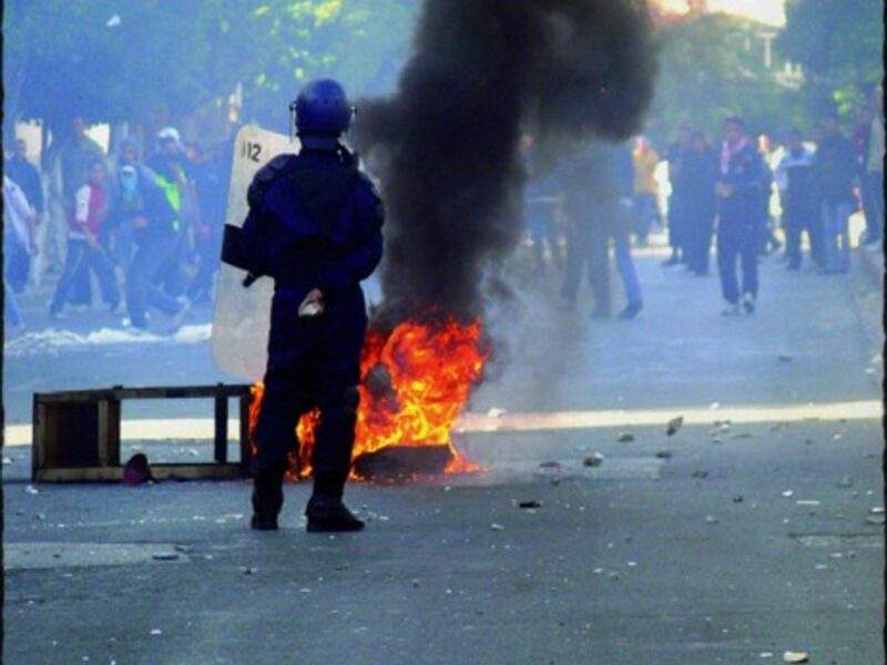 Algerian riots two years ago over high unemployment and food prices