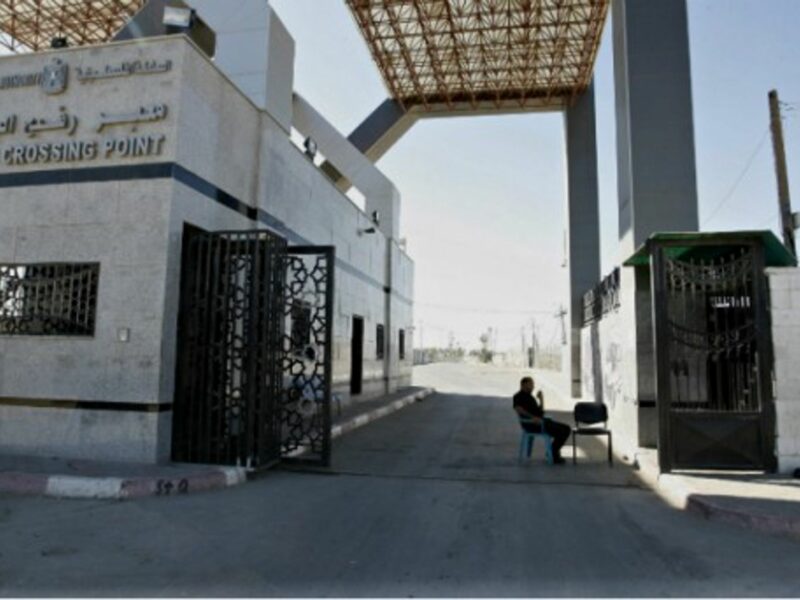 All quiet on the Rafah crossing too