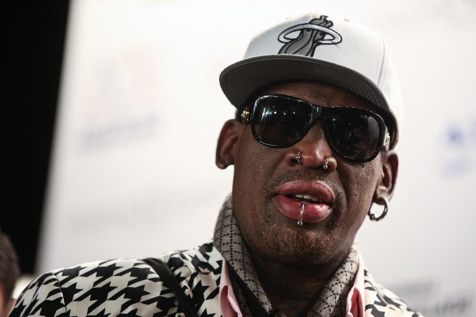American basketball player Dennis Keith Rodman