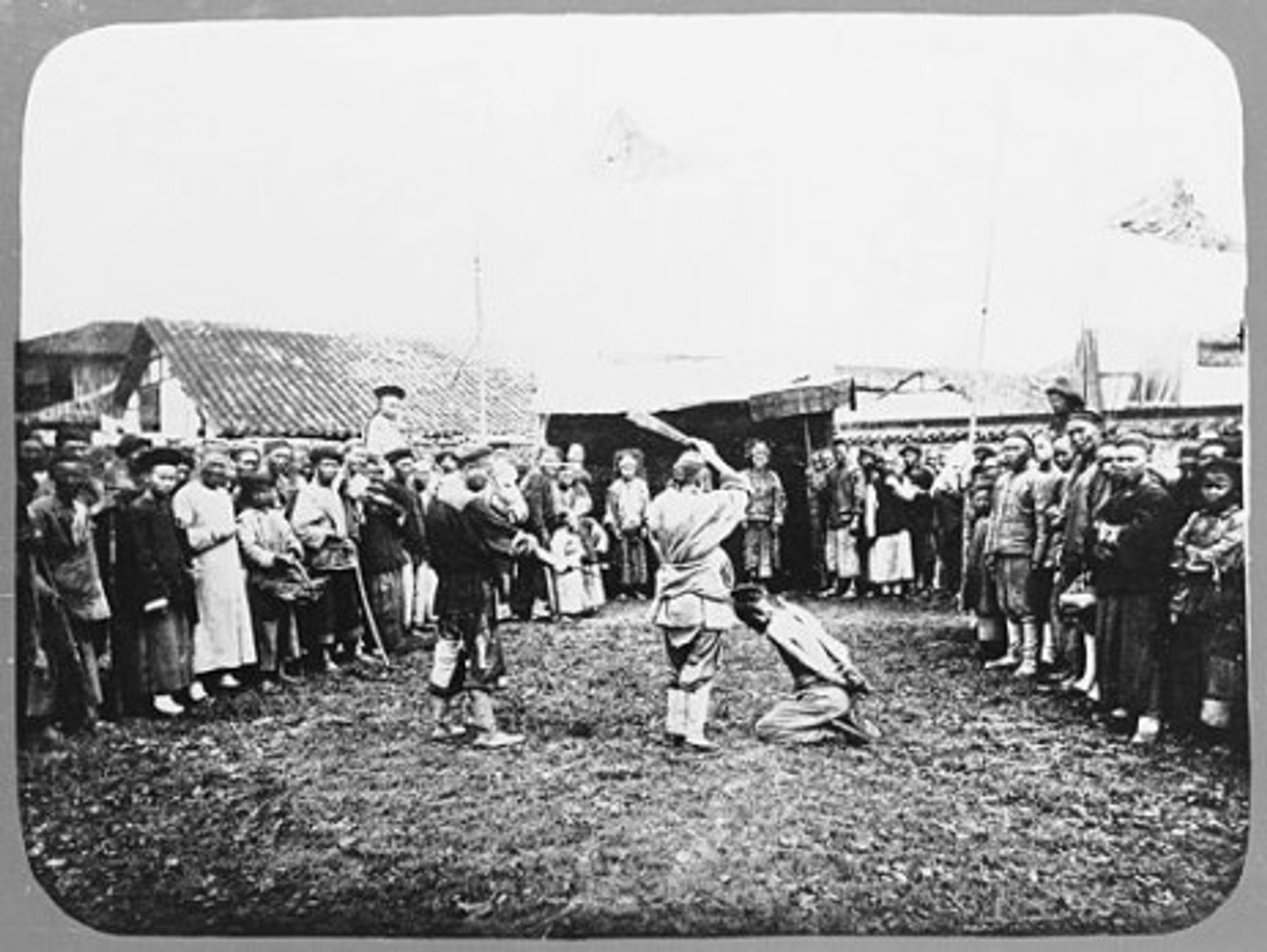 An 1867 public execution in China.