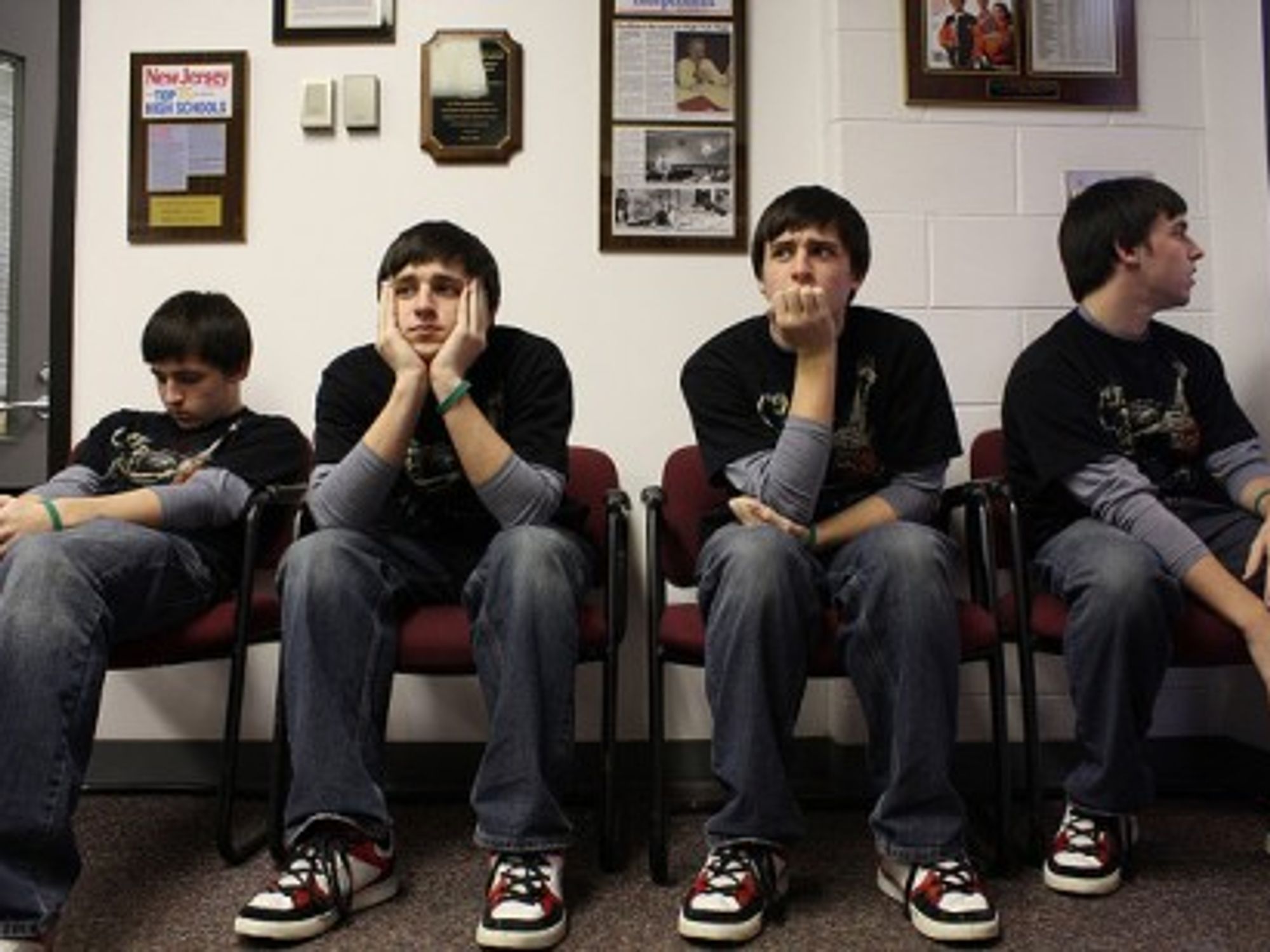 An American tradition: waiting for the Principal (John Rudolph Mueller)