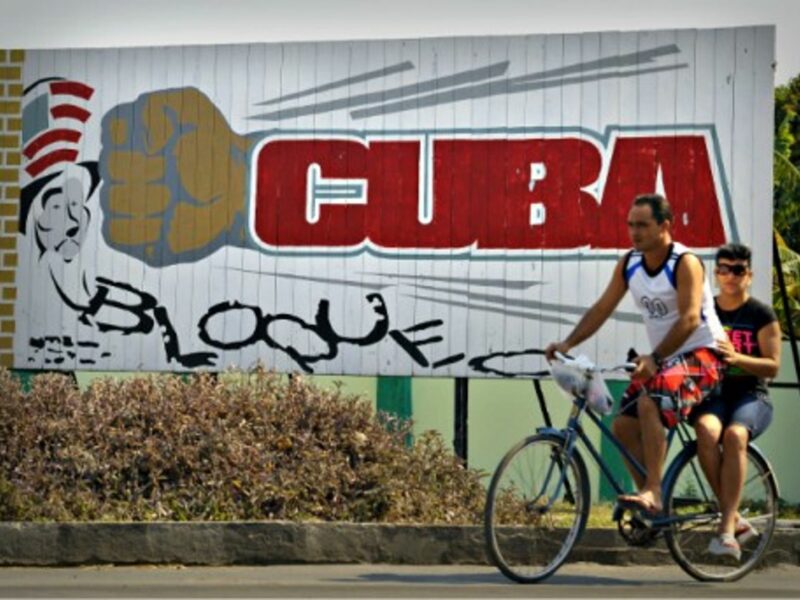 An anti-American billboard in Havana