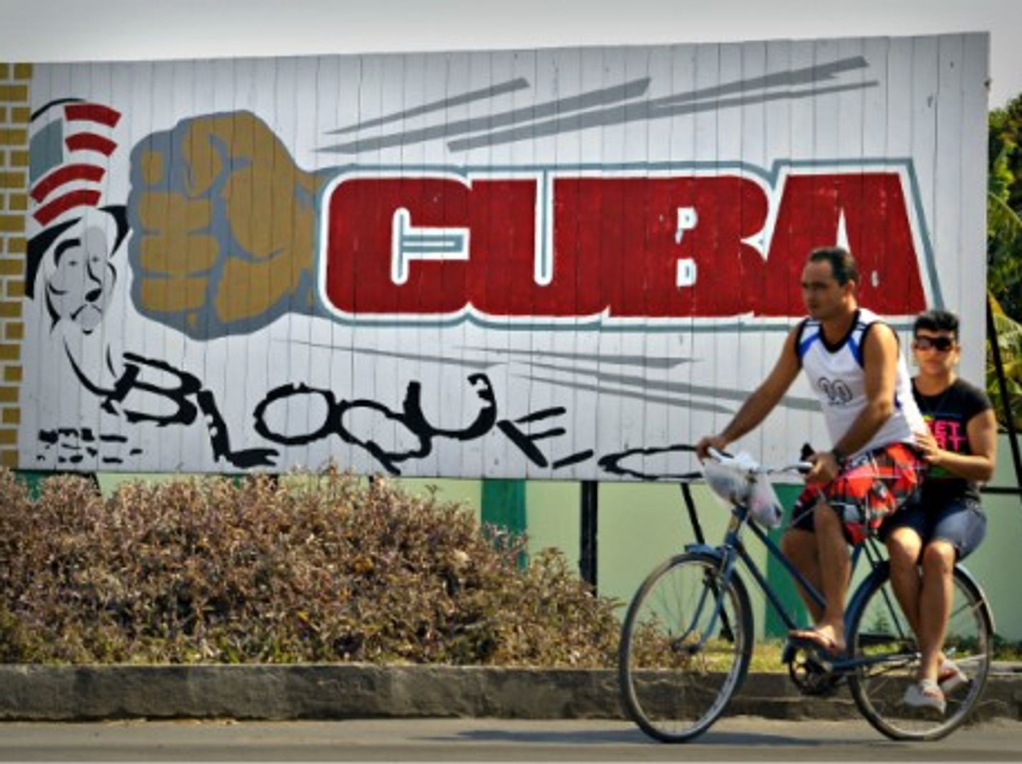 An anti-American billboard in Havana