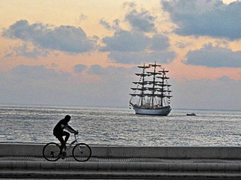 An Argentine naval ship in Las Palmas de Gran Canaria, Canary Islands