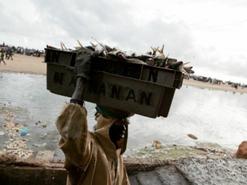 An artisanal fisherman in Joal, Senegal