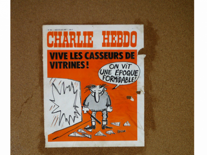 An earlier issue of Charlie Hebdo (spidey-man)