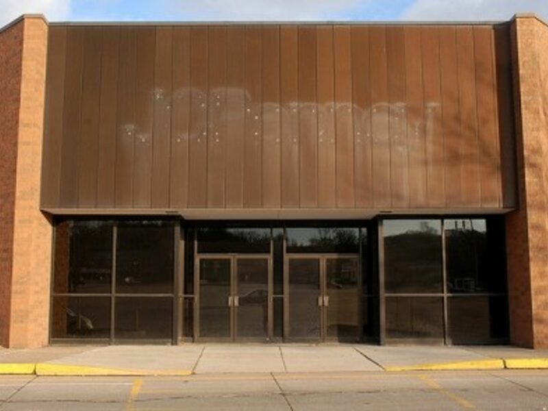An empty department store, once occupied by J. C. Penney, in the U.S. state of Nebraska