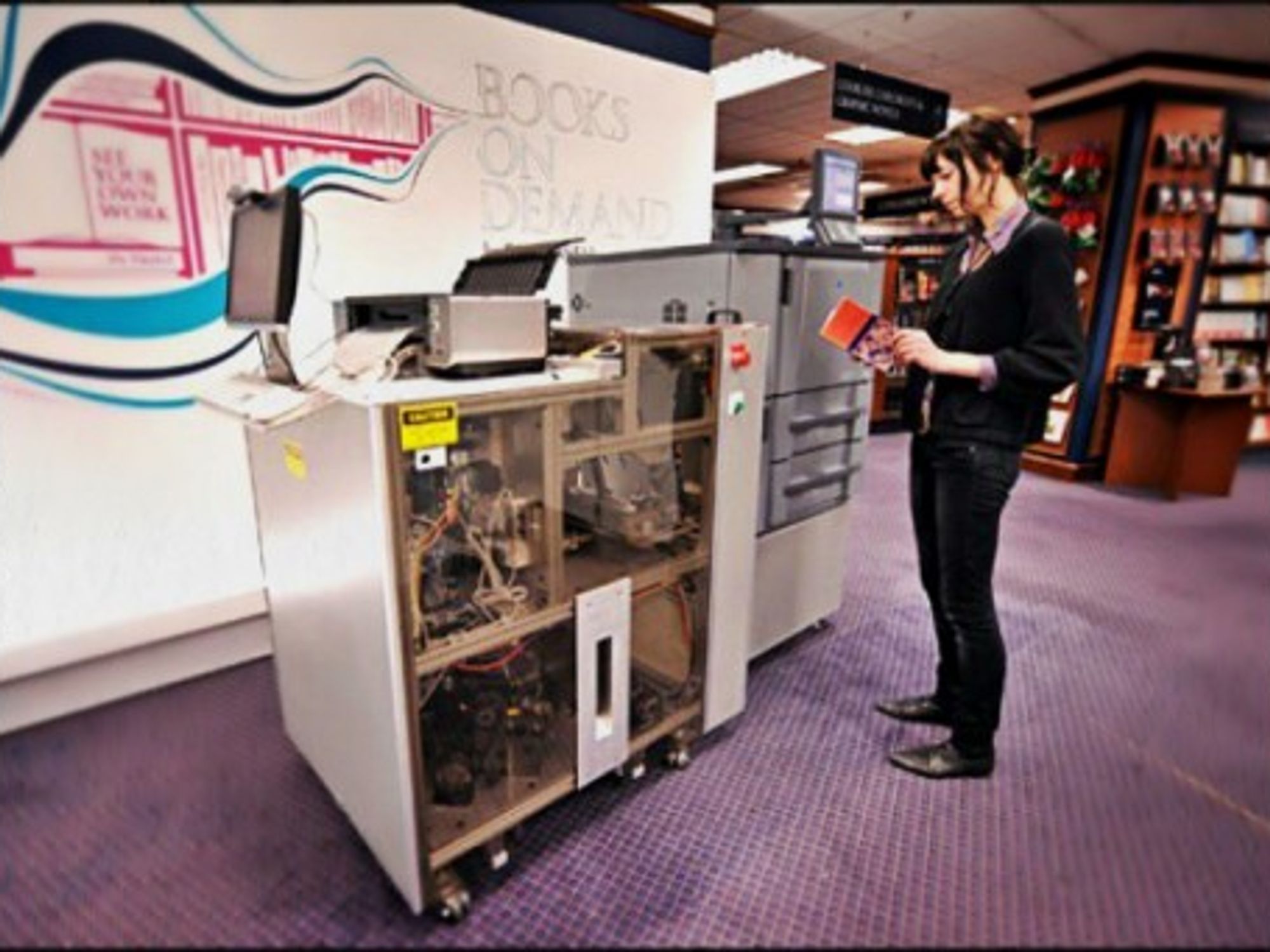 An Espresso Book Machine in NYC