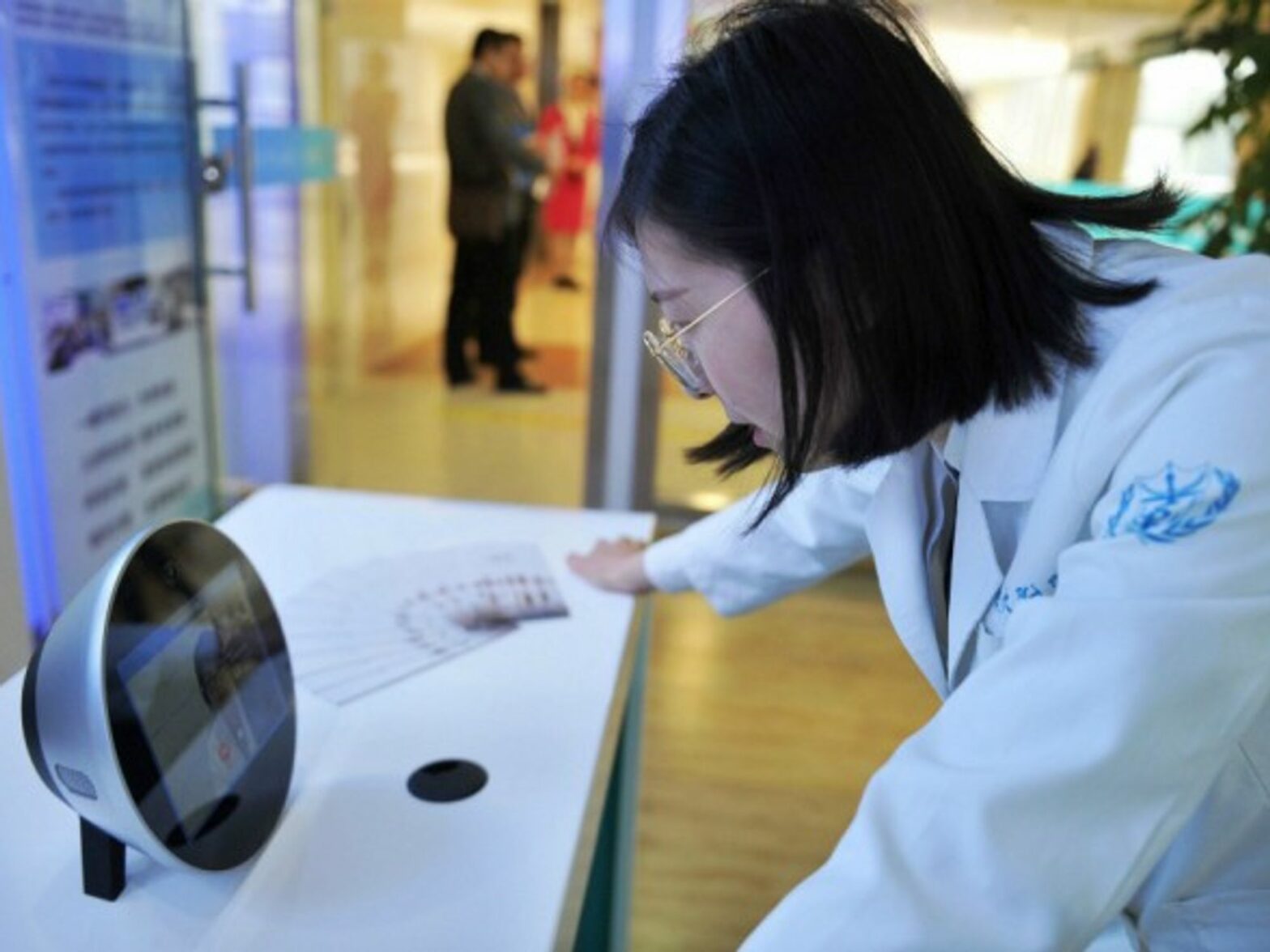 An example of Artifical Intelligence in daily life at a hospital in China