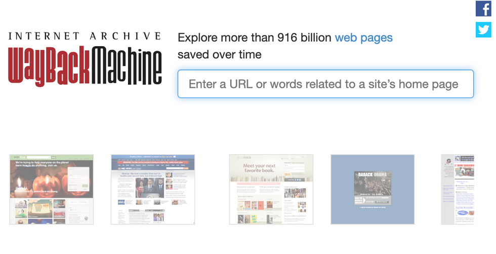 an image of an internet archive.
