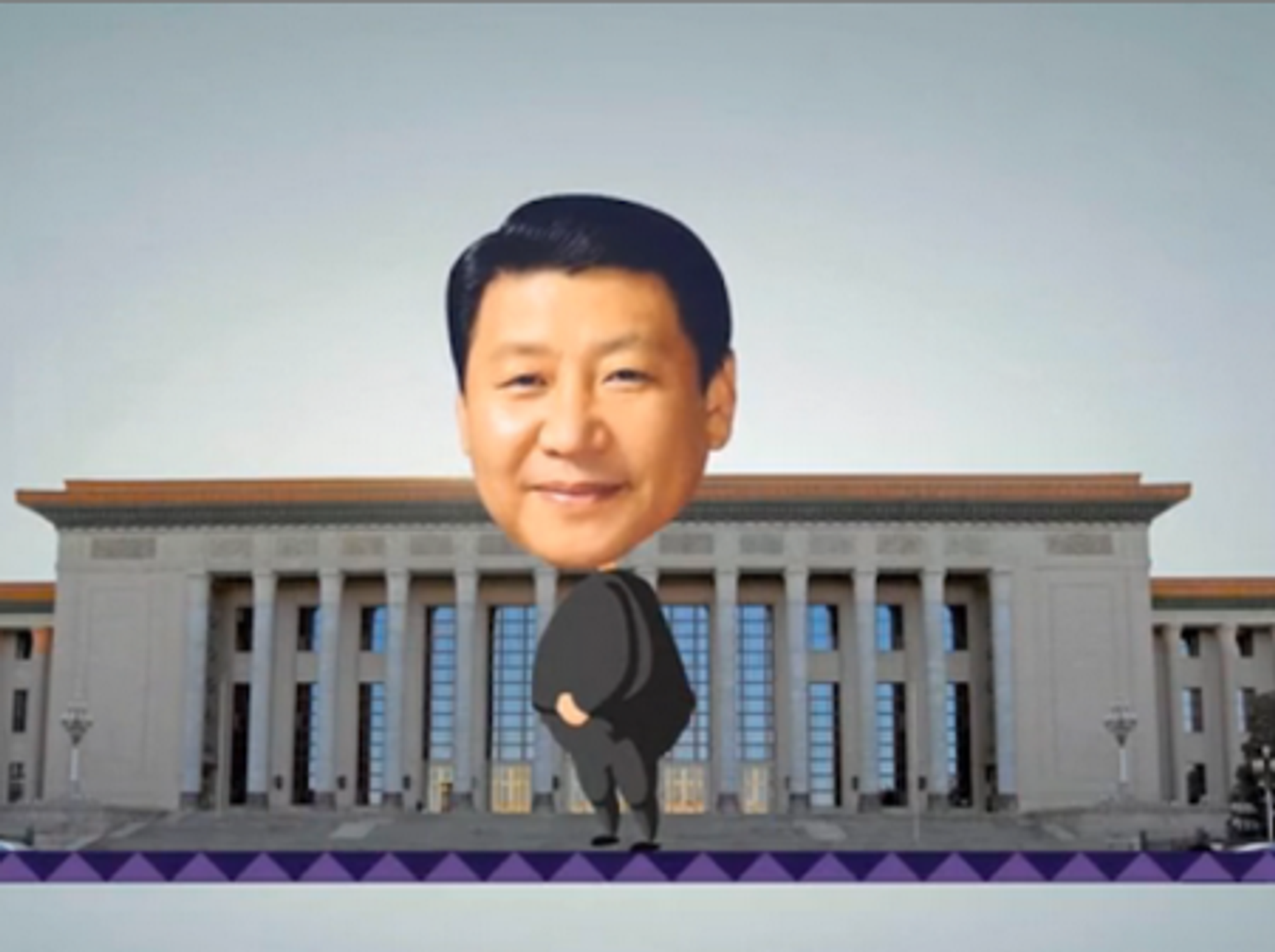 An image of Xi from the video in question.