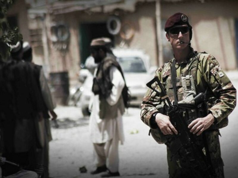 An Italian Para in Qala-I-Kuna, Afghanistan