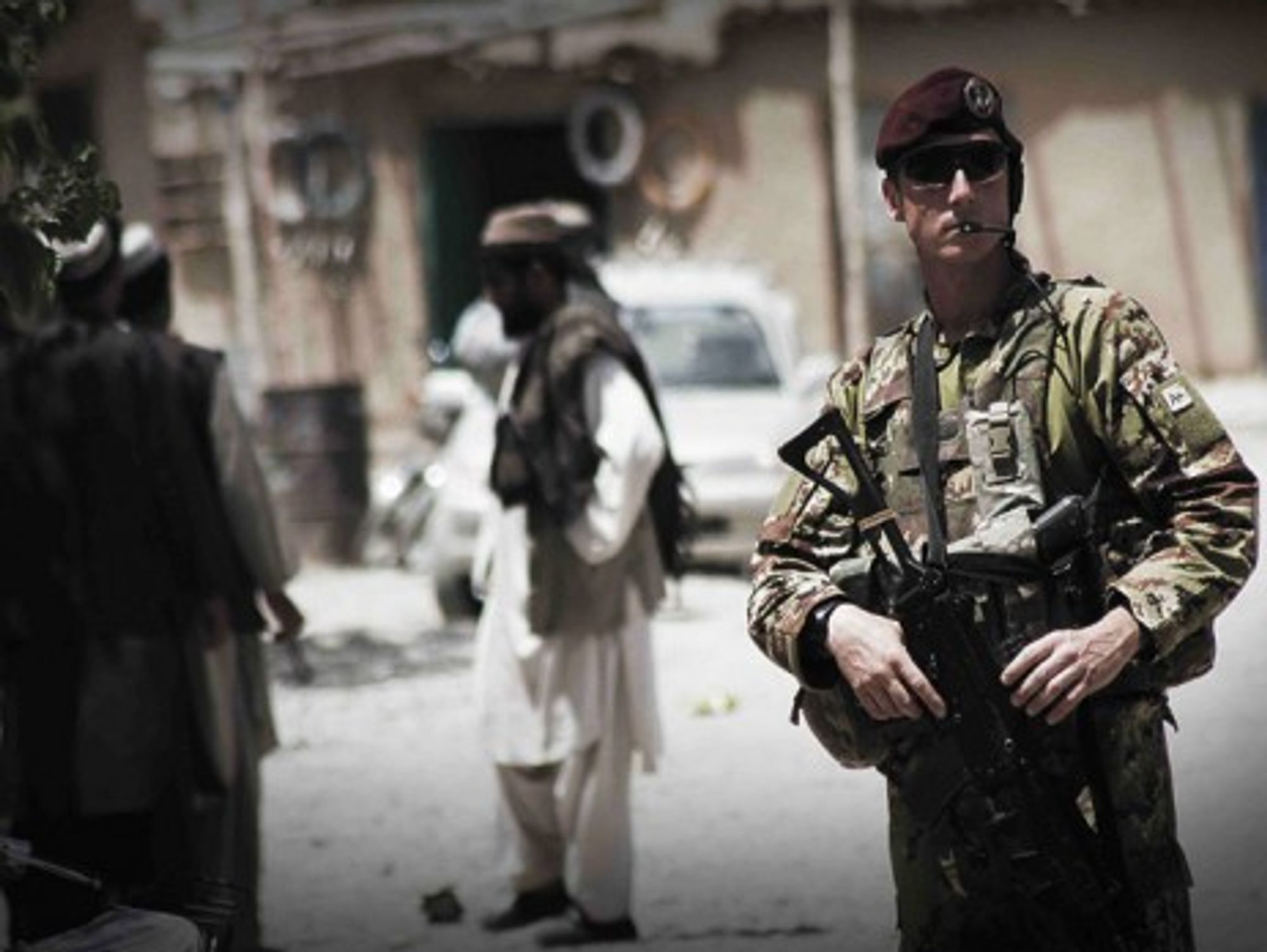 An Italian Para in Qala-I-Kuna, Afghanistan