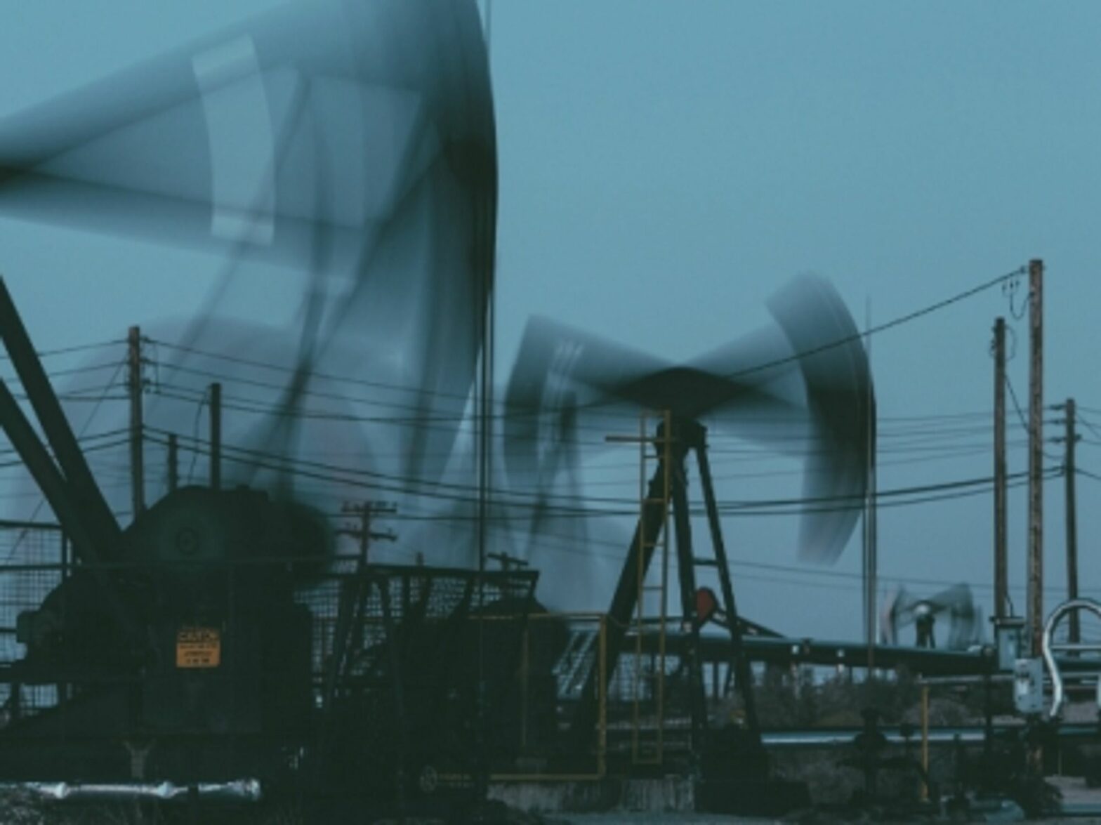 An oil field outside Bakersfield, California.