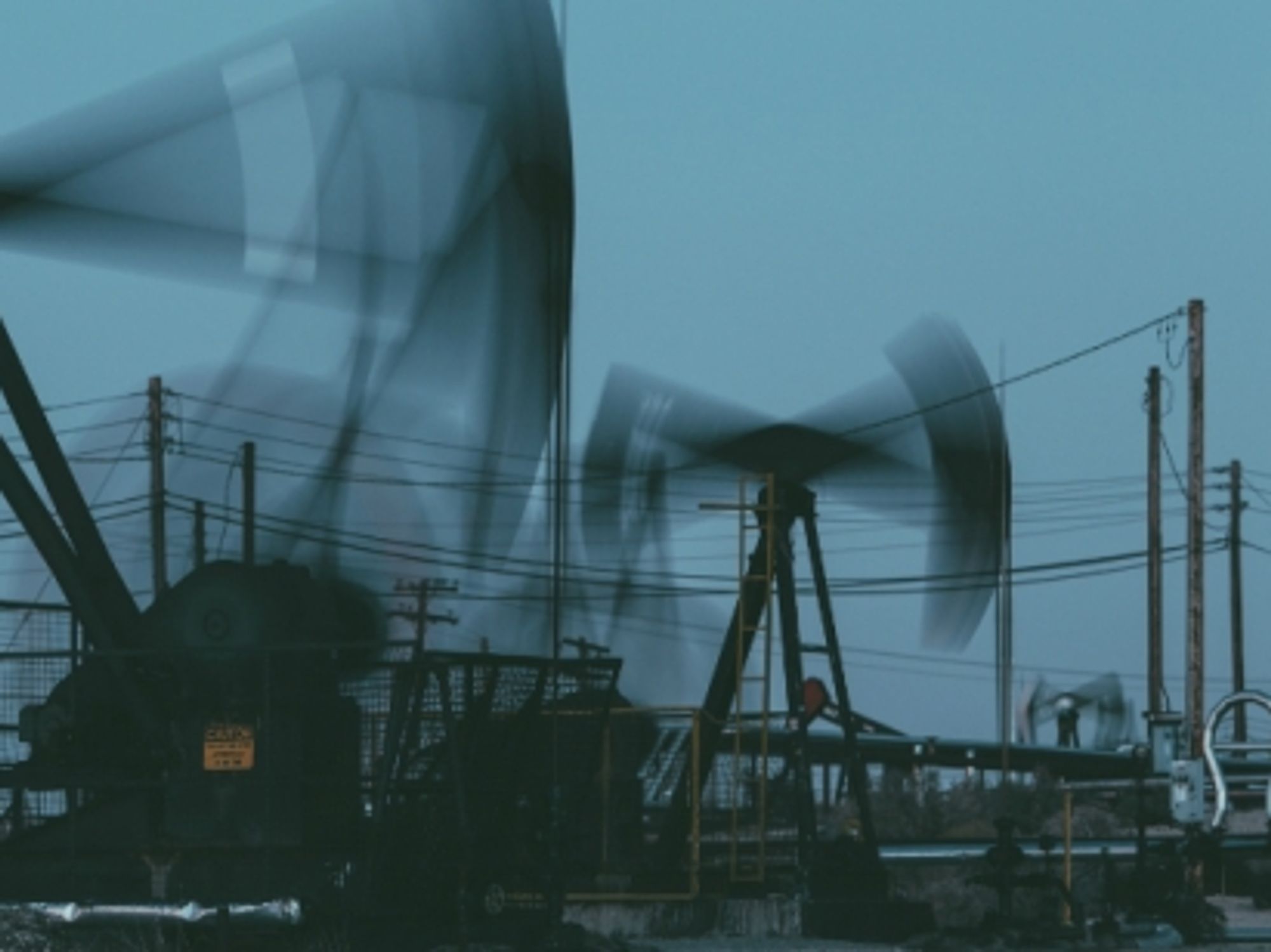 An oil field outside Bakersfield, California.