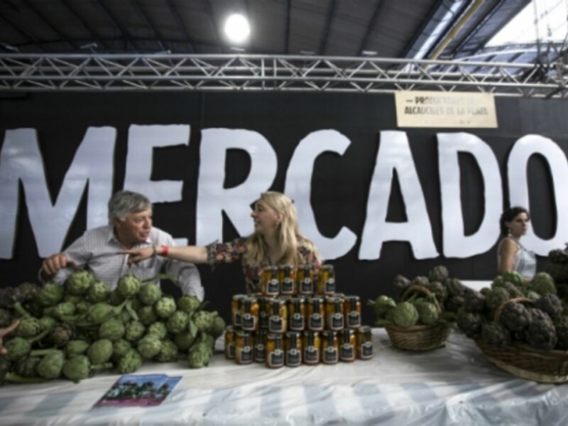 An organic market in Buenos Aires