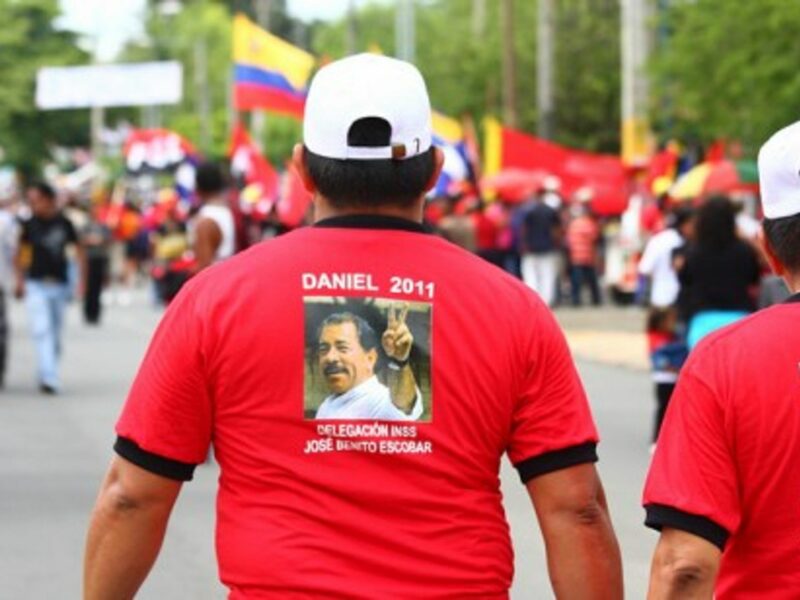 An Ortega campaign rally earlier this year (jorgemejia)