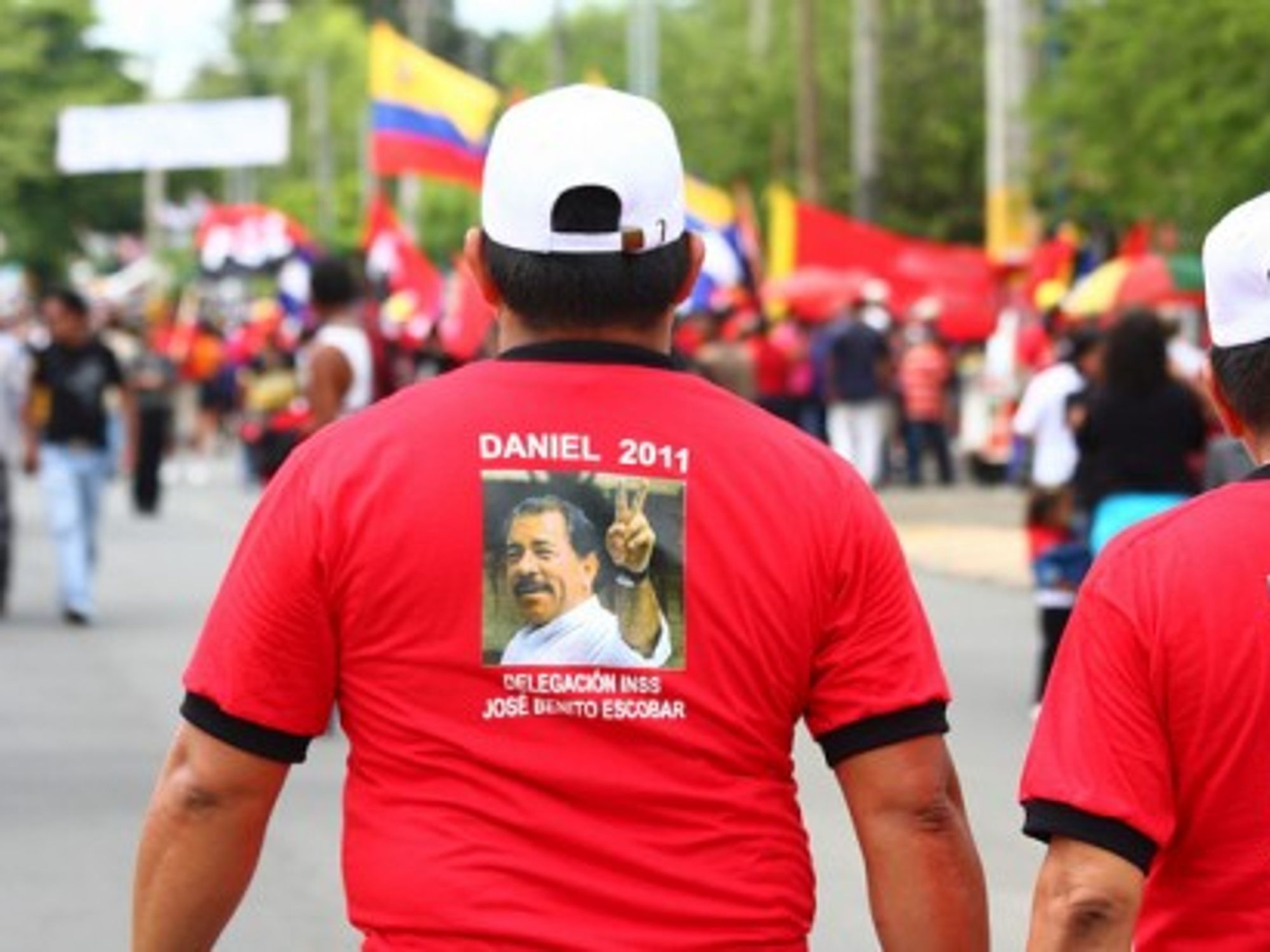 An Ortega campaign rally earlier this year (jorgemejia)
