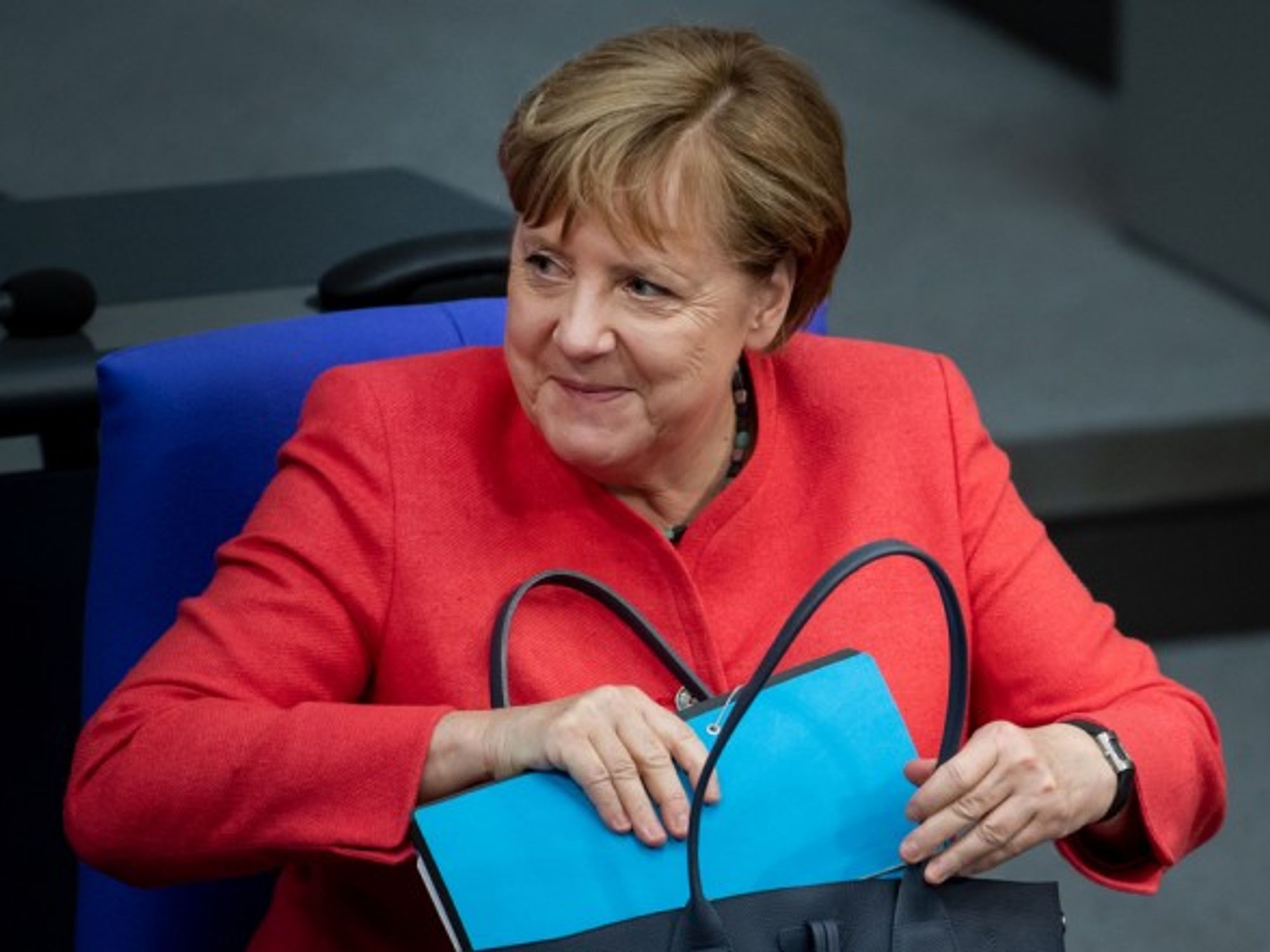 Angela Merkel in the German Bundestag