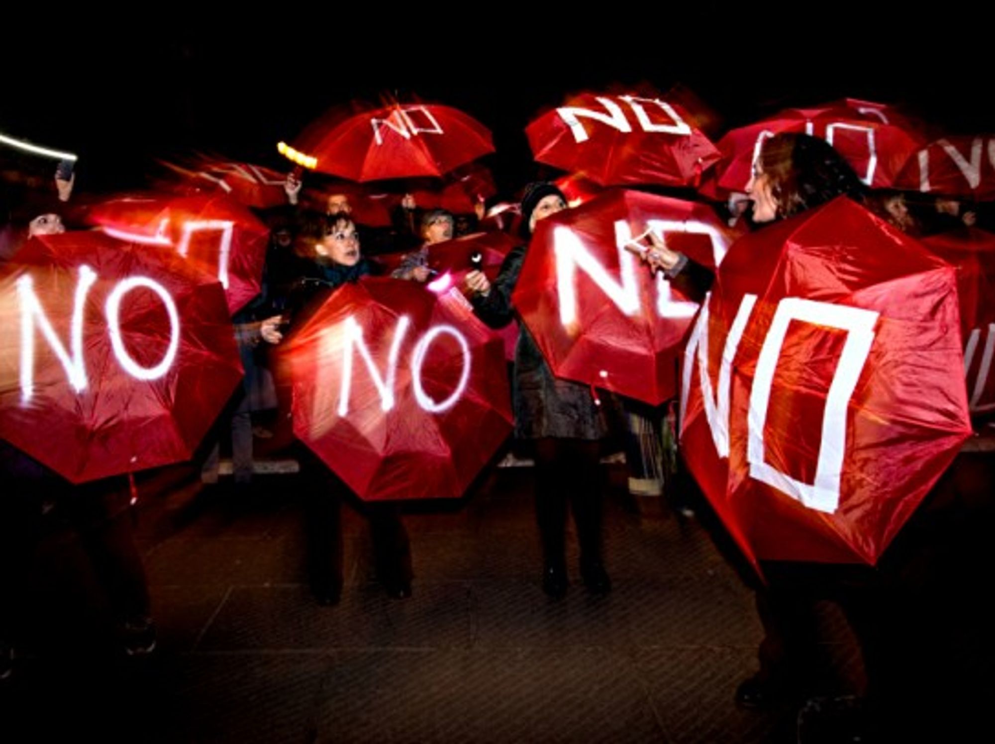 Angry mob in Rome on Dec. 1