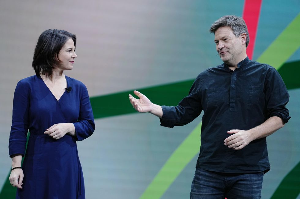 Annalena Baerbock and Robert Habeck, cabinet members of Germany's Green Party