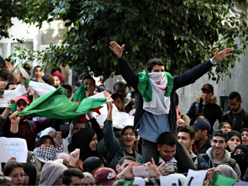 Anti-Bouteflika protests in Algiers on Feb. 26