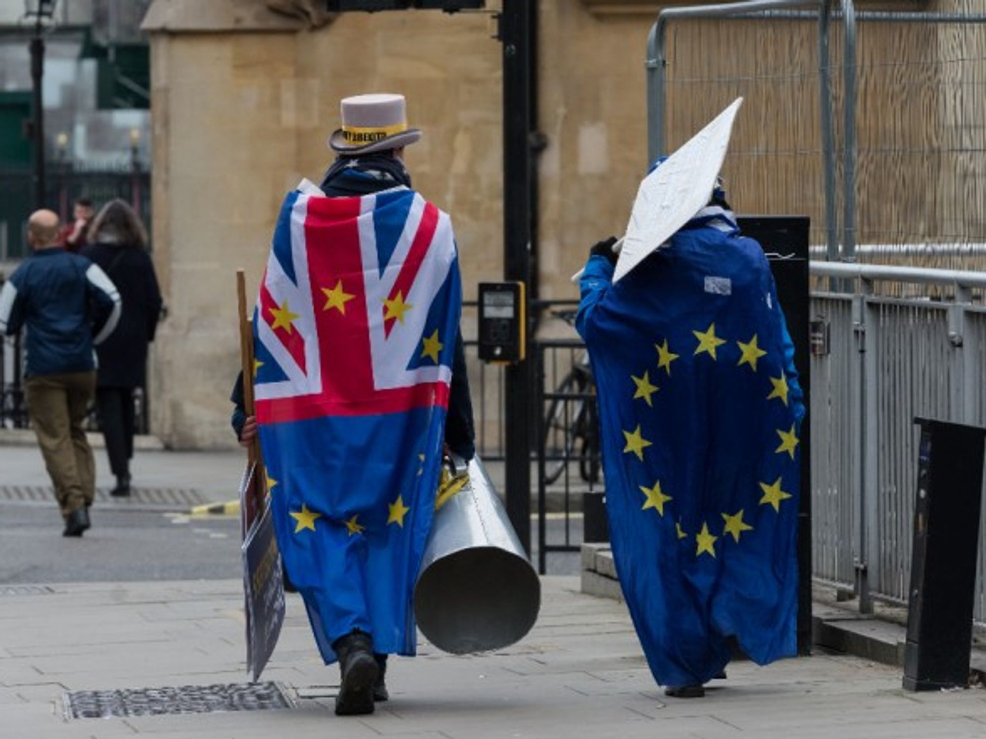 Anti-Brexit demonstrators in central London