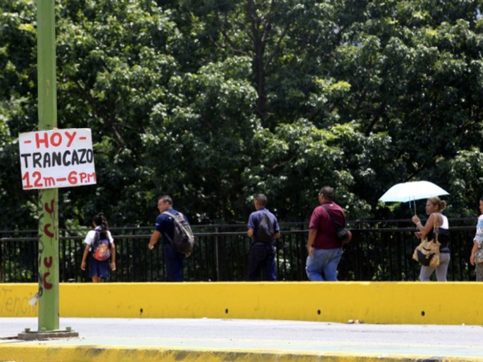 Anti-government protesters last month in Valencia, Venezuela