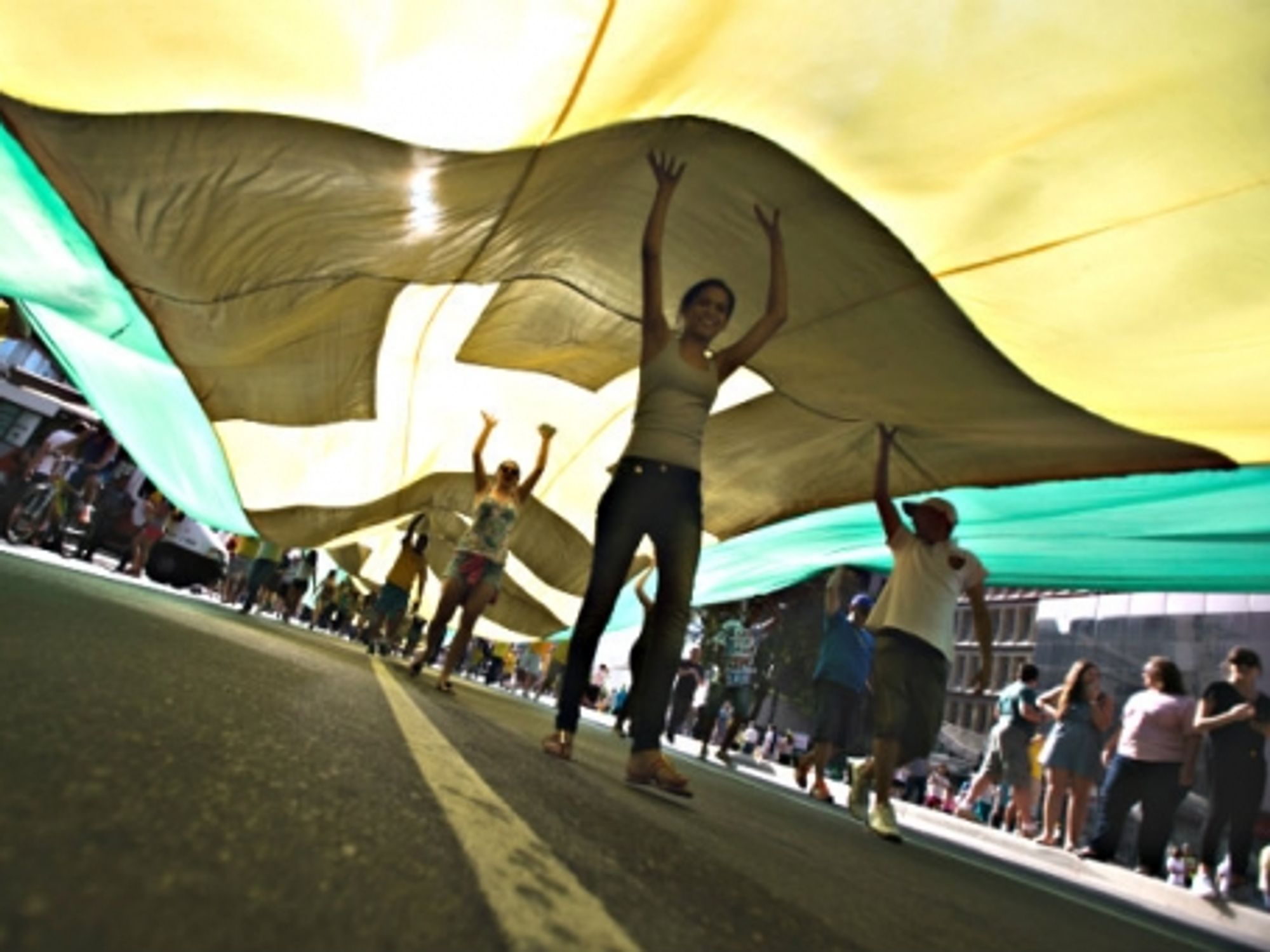 Anti-government protests last month in Sao Paulo