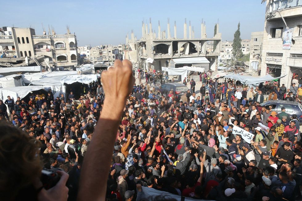 Anti-Hamas protest in Gaza