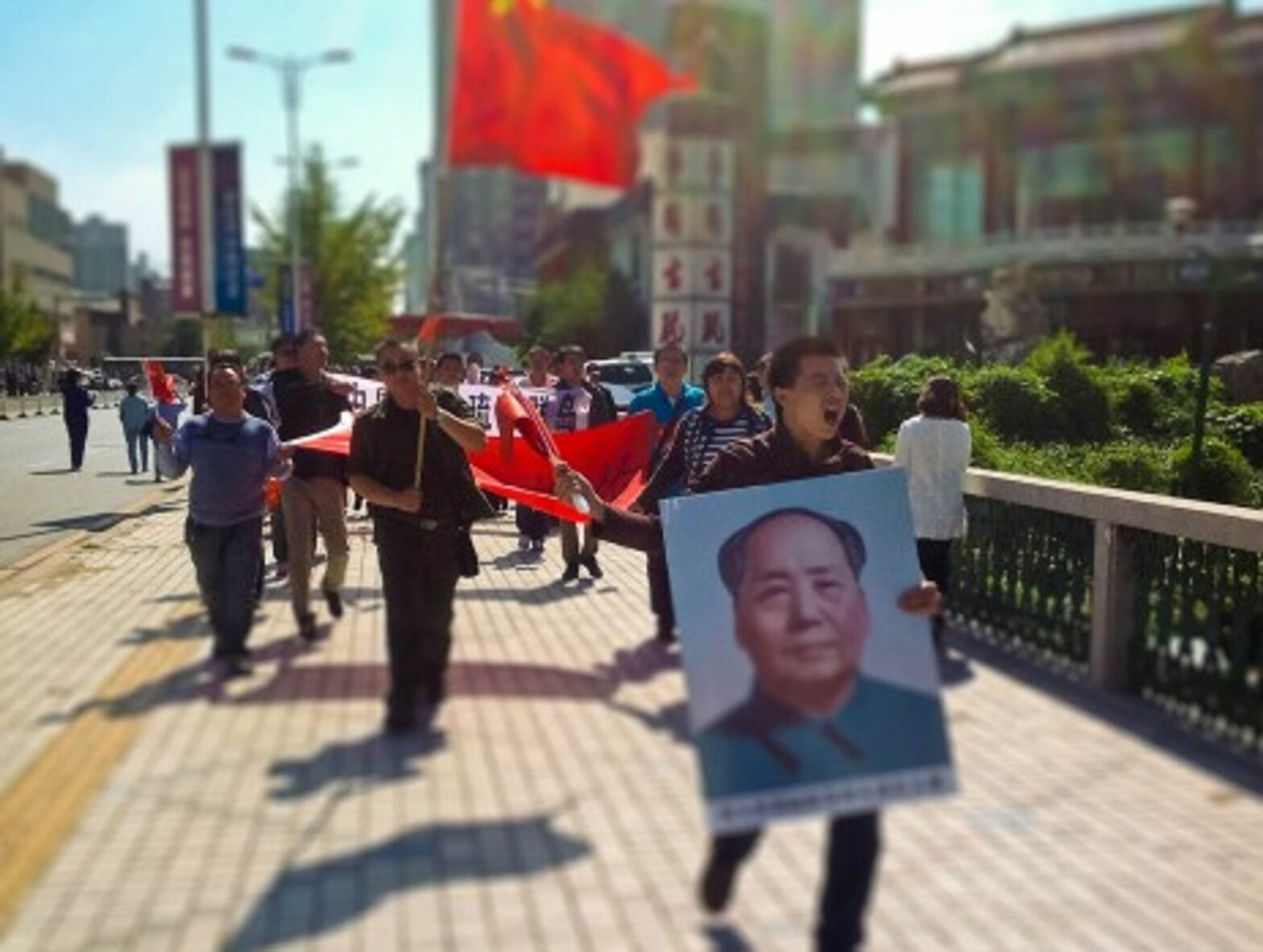 Anti-Japan rally in Shenyang, China