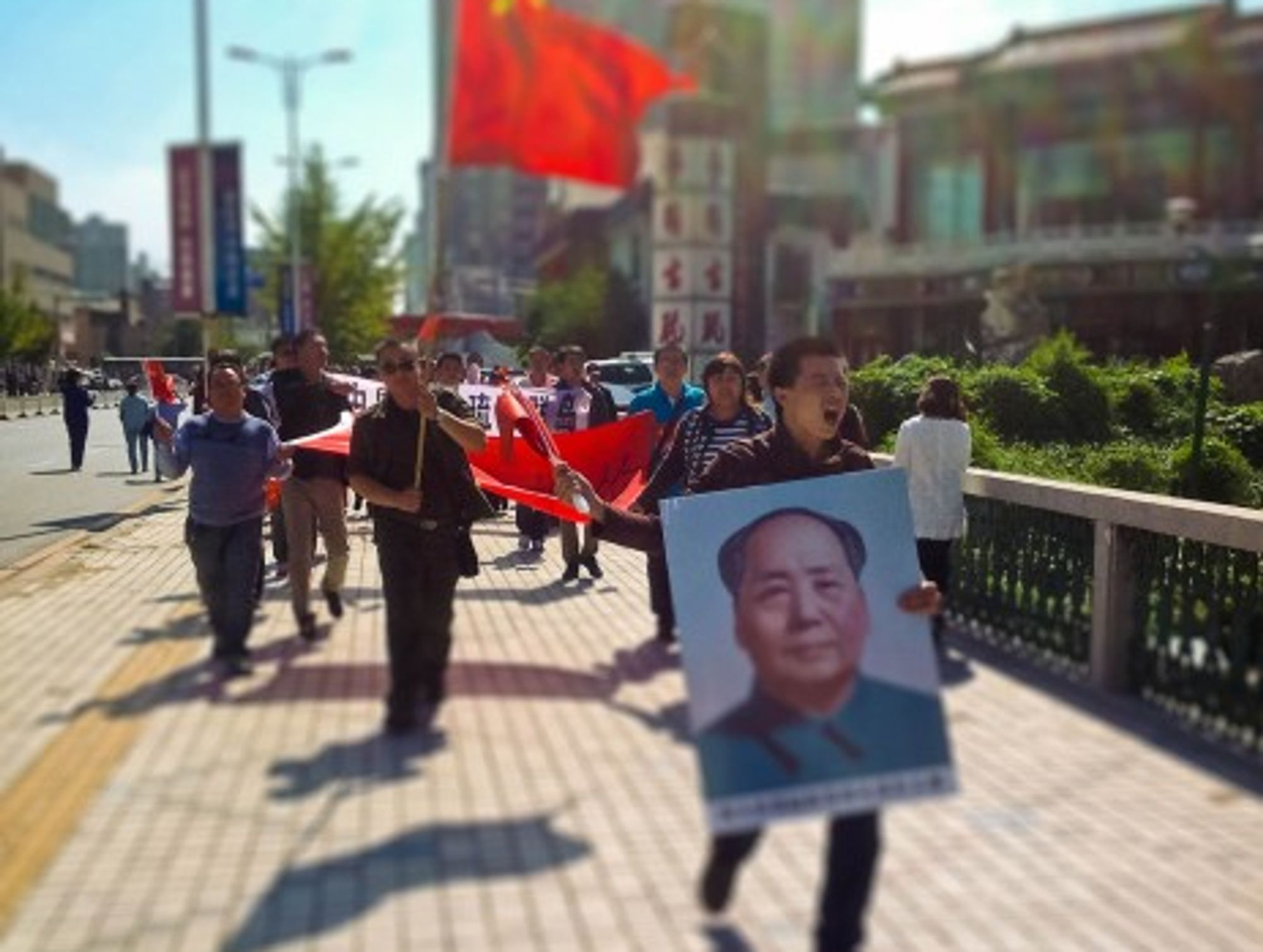 Anti-Japan rally in Shenyang, China