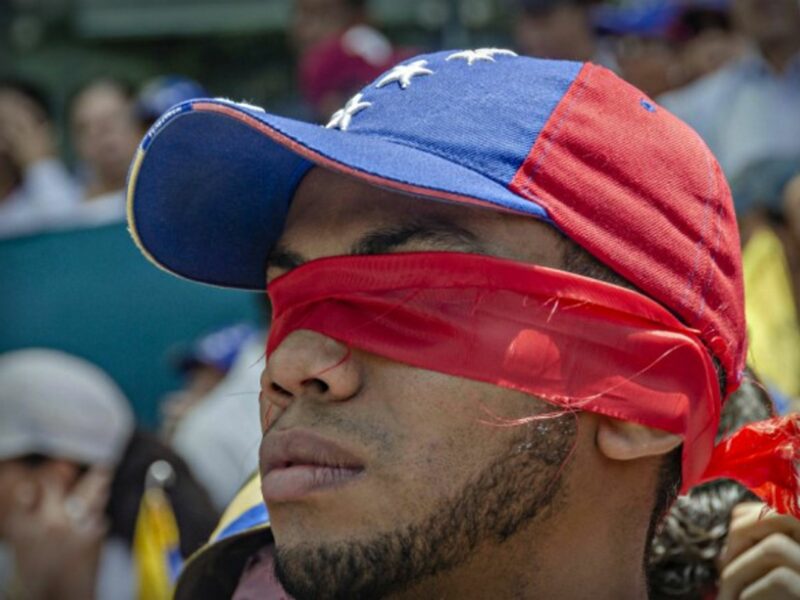 Anti-Maduro protest in Caracas, Venezuela on July 5