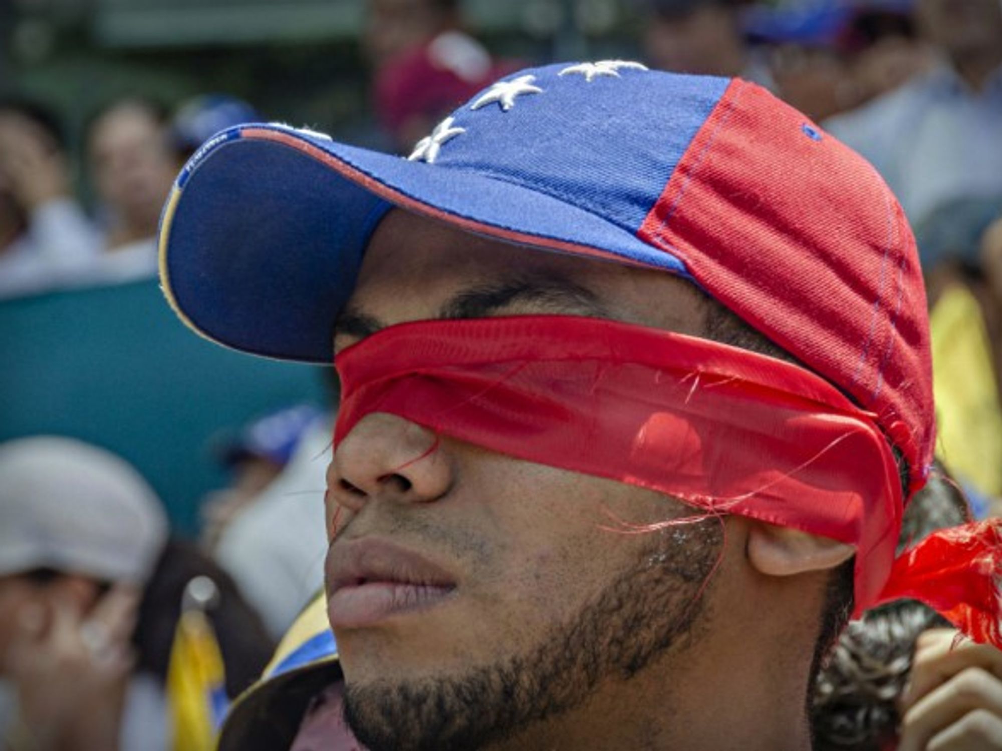Anti-Maduro protest in Caracas, Venezuela on July 5