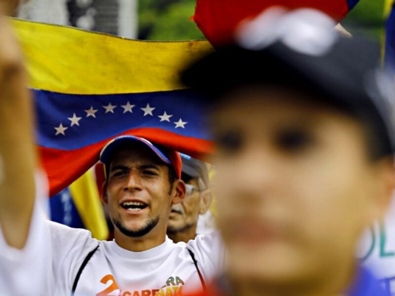 Anti-Maduro protest in Valencia, Venezuela on May 3