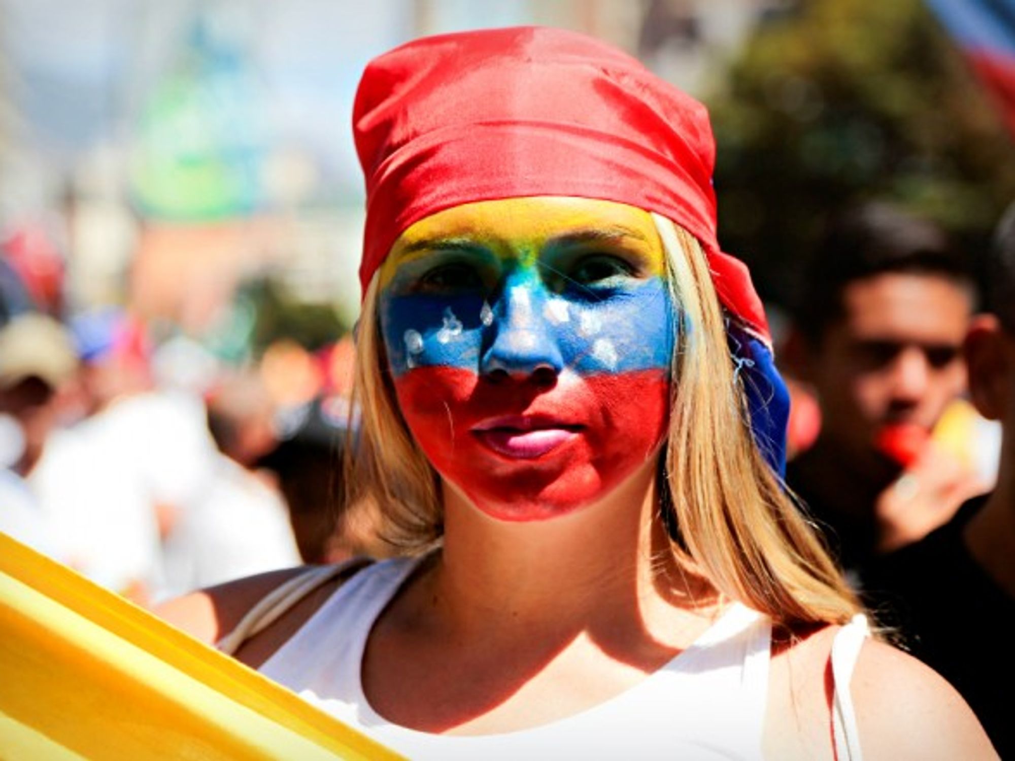 Anti-Maduro rally in Caracas on Feb. 12