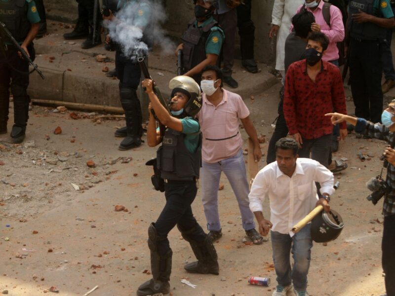 Anti-Modi Protests Turn Violent In Dhaka