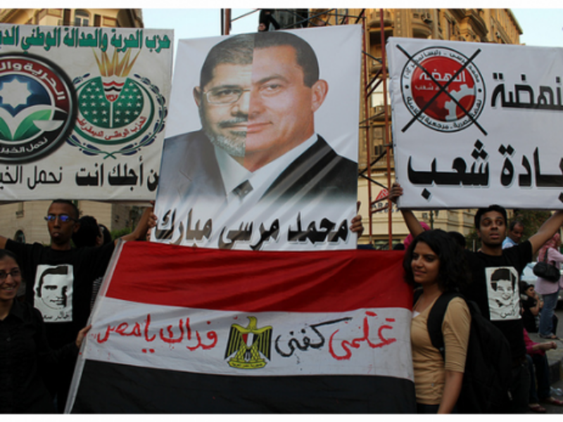 Anti-Morsi protests last year in Cairo