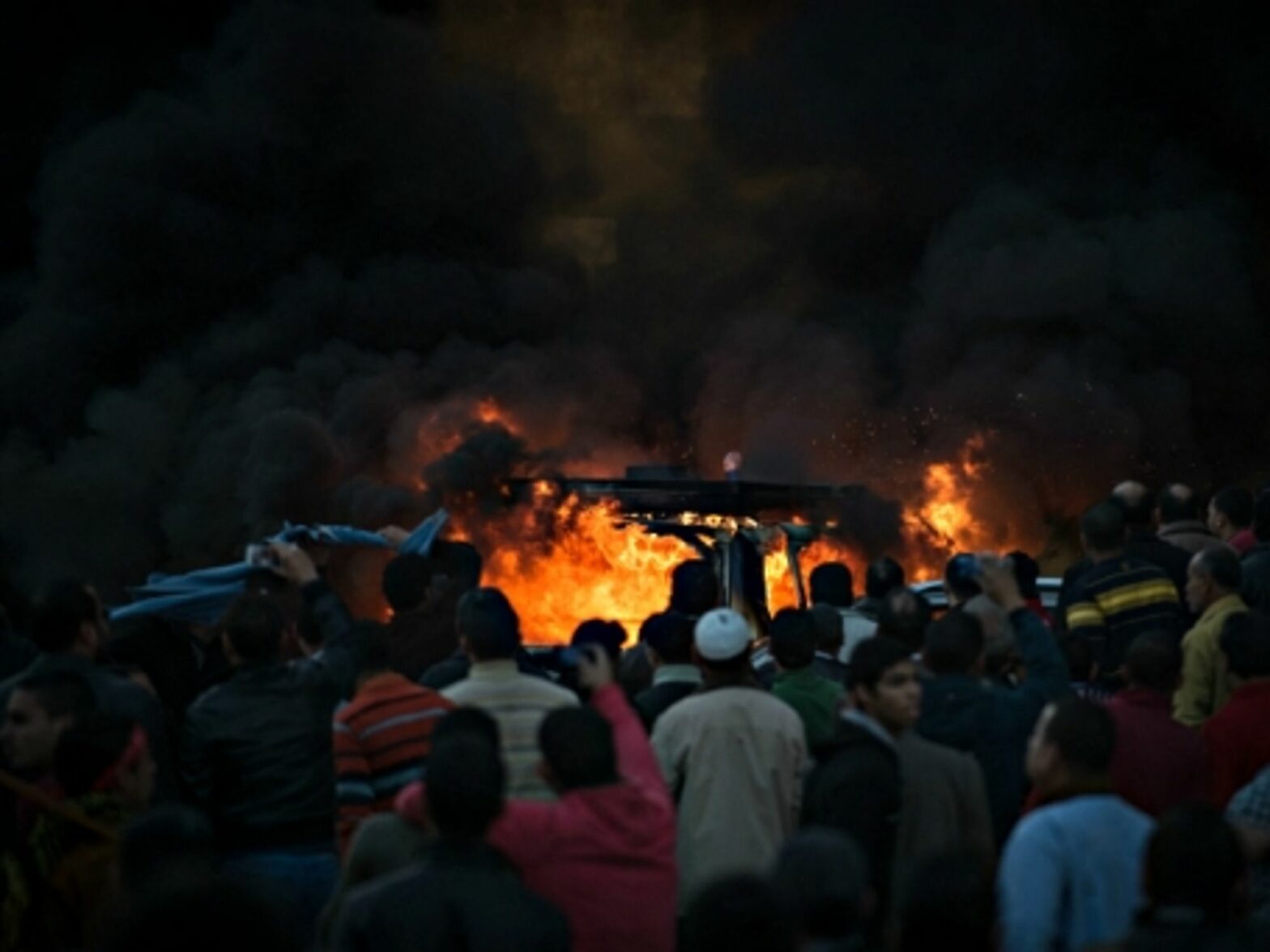 Anti Muslim Brotherhood protests in Mansoura, in Egypt's Dakahlia Governorate