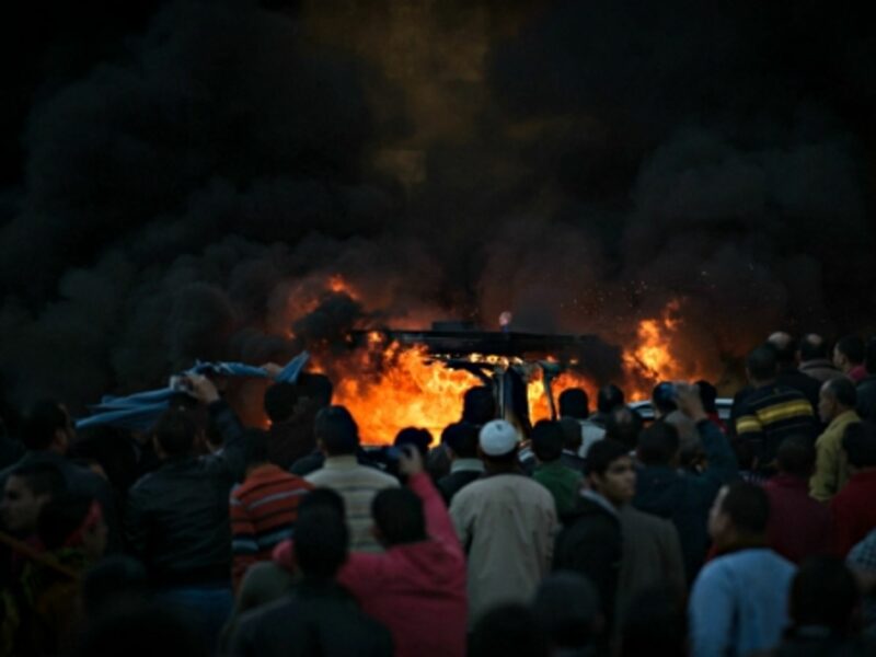 Anti Muslim Brotherhood protests in Mansoura, in Egypt's Dakahlia Governorate