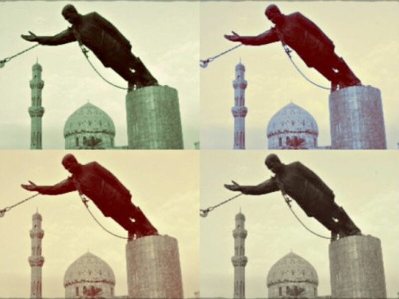 April 2003 toppling of Saddam Husseinâ€™s statue in Baghdad