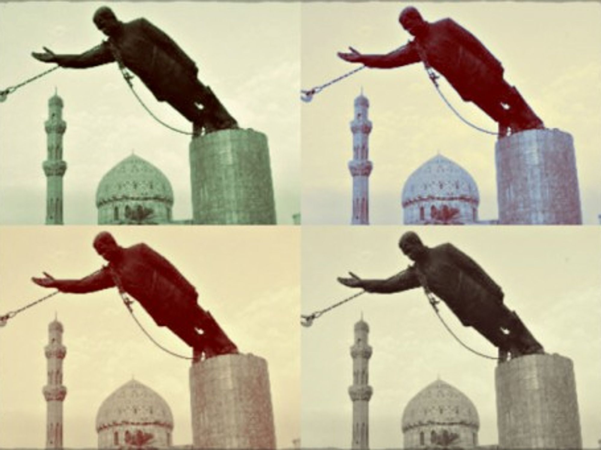 April 2003 toppling of Saddam Husseinâ€™s statue in Baghdad