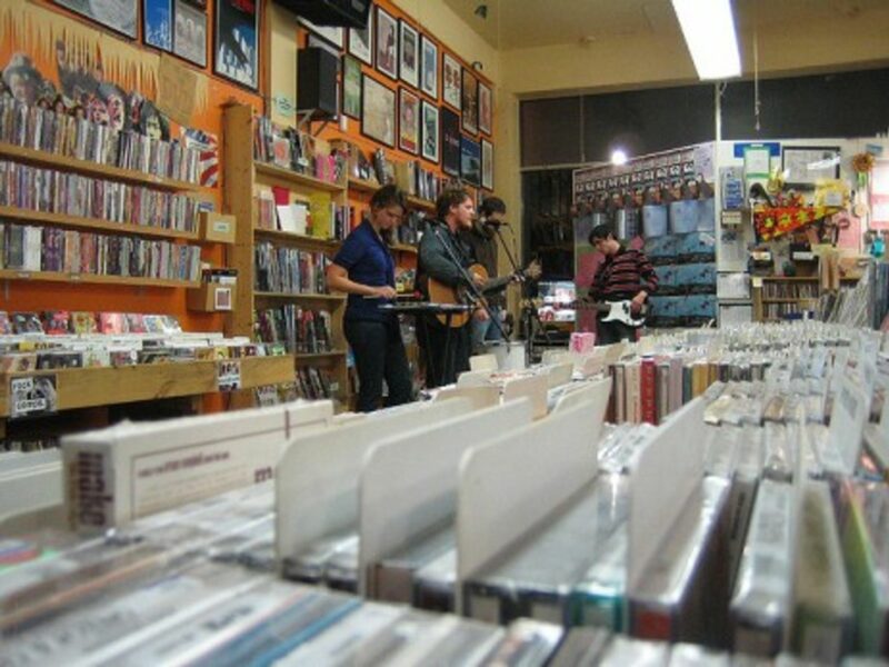 Are old-style record stores, like this one in Seattle, destined for dustbin. (Dustin and Jenae)