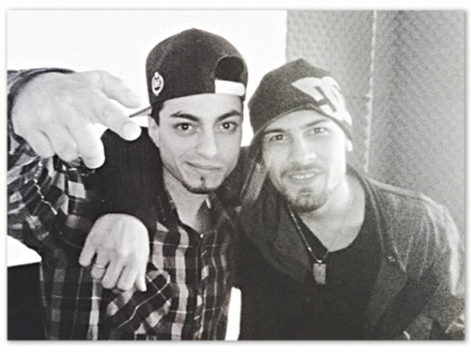 Argentine rappers Brian Molina and Maximiliano Fernandez