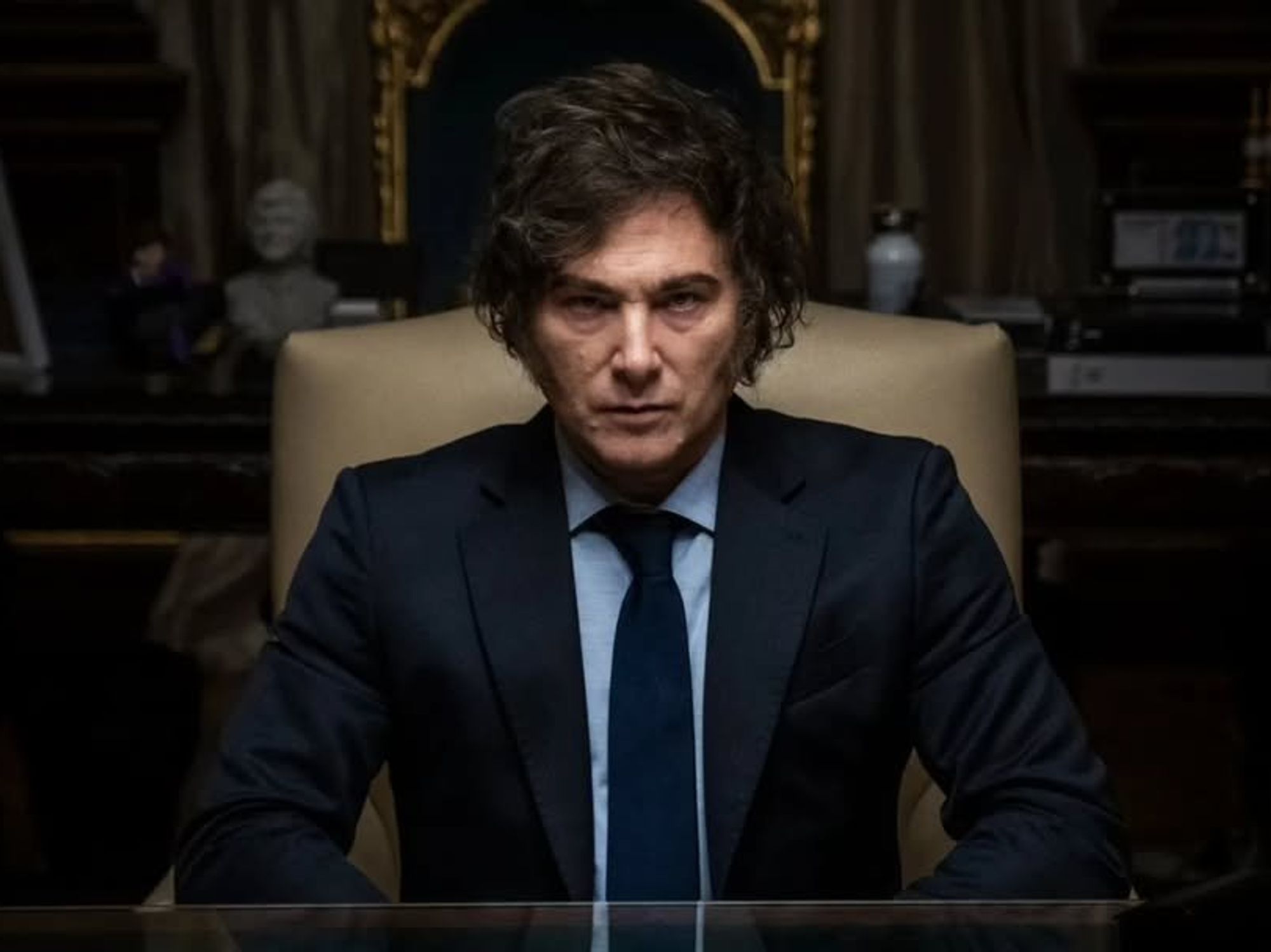 Argentinian President Javier Milei on his Instagram account, captioned "VIVA LA LIBERTAD CARAJO" (long live f*cking freedom), Dec. 4, 2024.