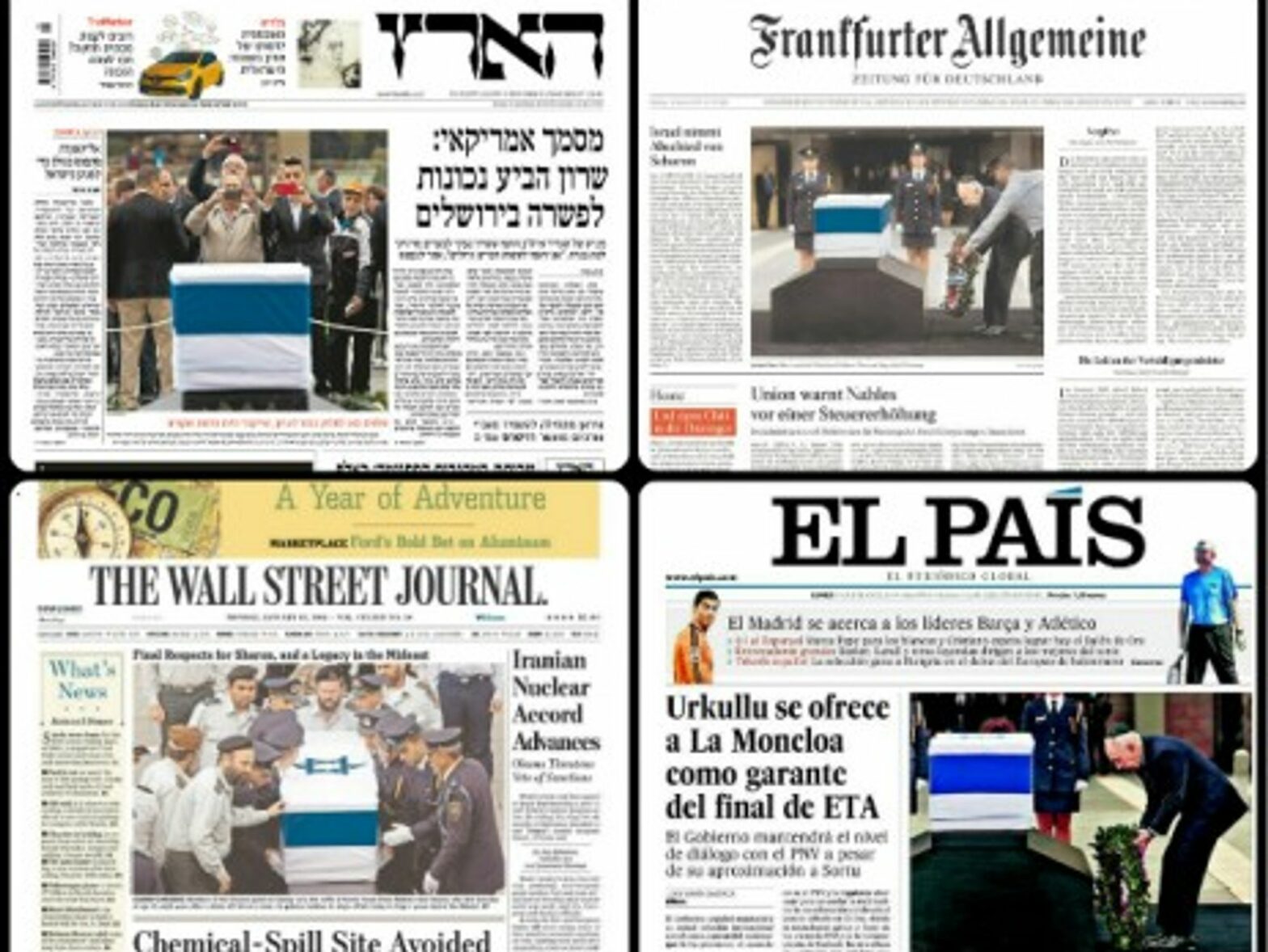 Ariel Sharon's Legacy, Views From 10 Different Countries