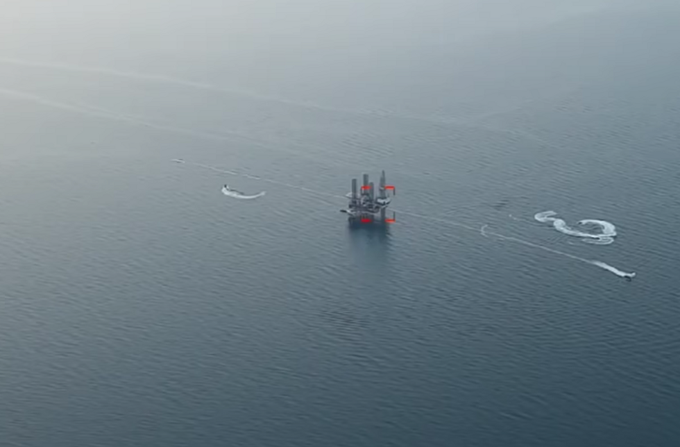 "Around 8:30 (p.m.), our boat came under fire from a Russian Su-24 bomber."