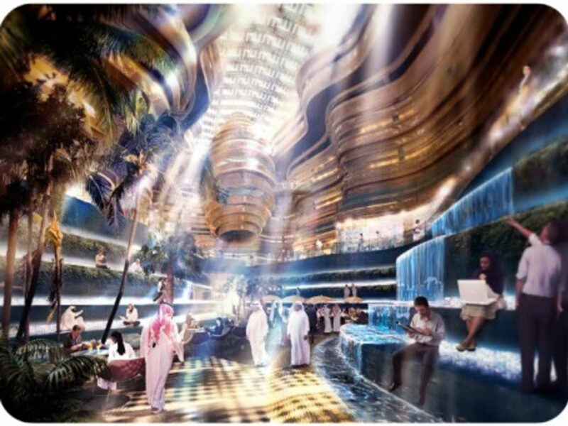 Artistic rendering of Masdar City
