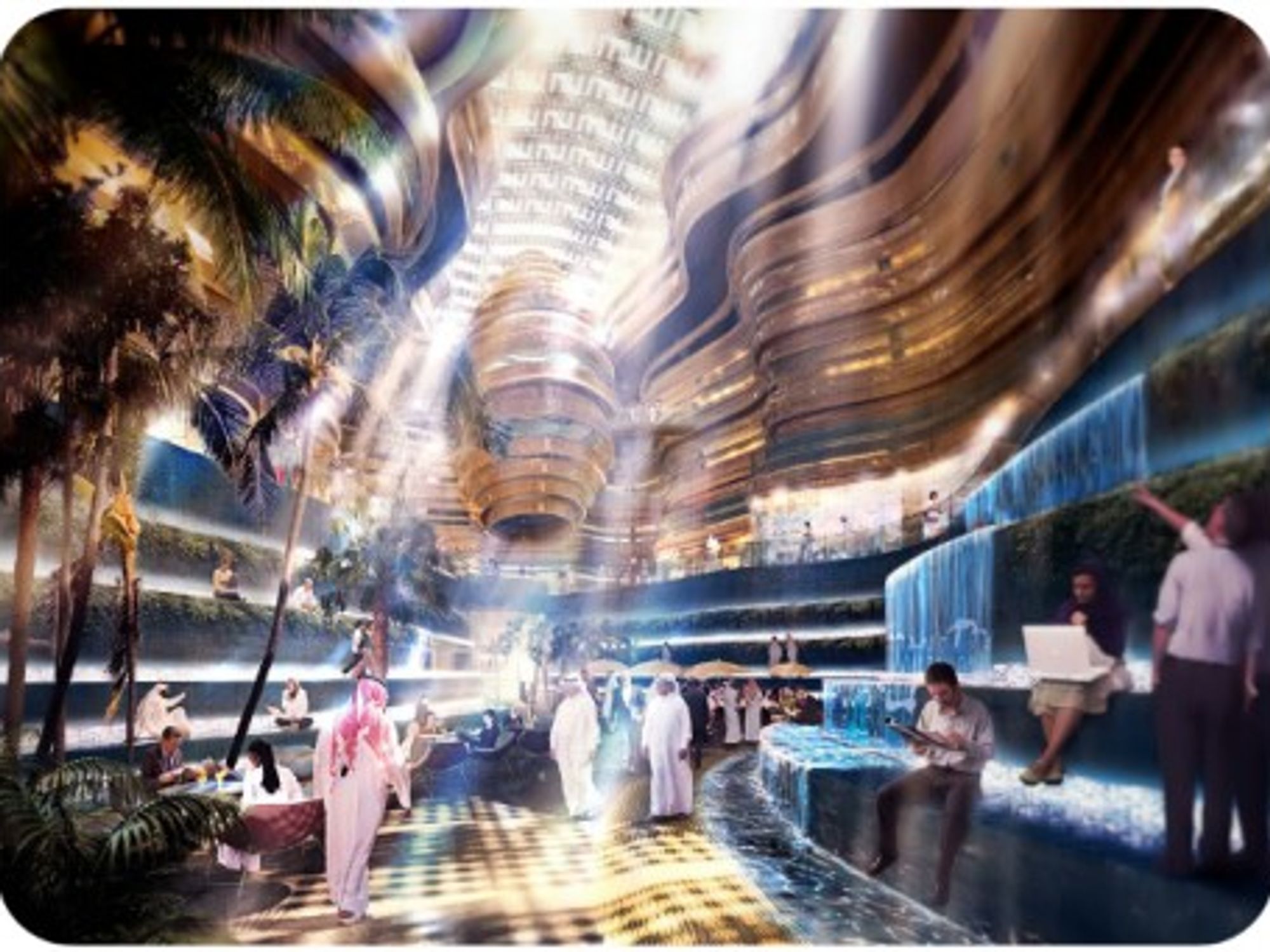 Artistic rendering of Masdar City